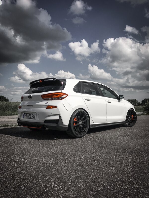 White Performance Hatchback
