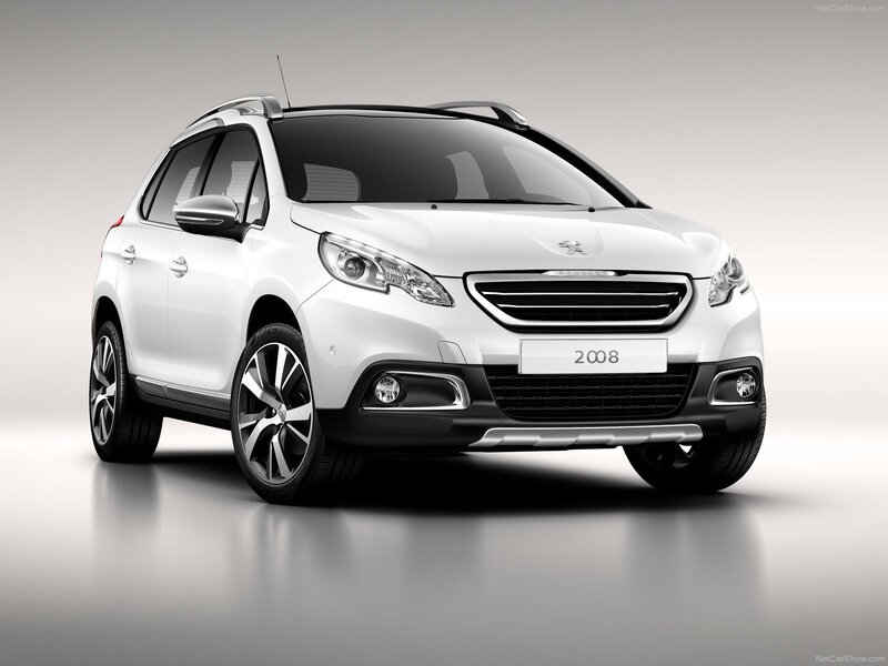 White Peugeot 2008 Car