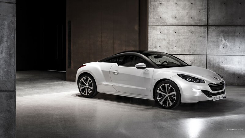 White Peugeot Car — Dramatic