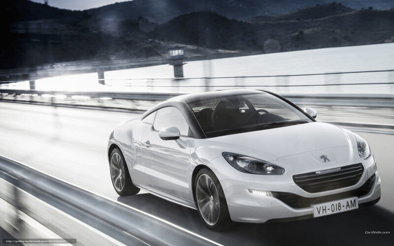 White Peugeot Car — Dynamic, Afternoon, Photograph, Bridge