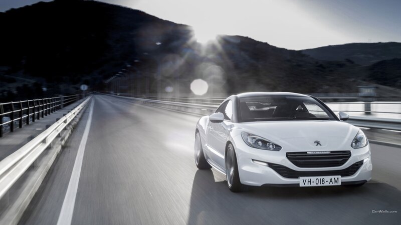White Peugeot Car — Dynamic, Afternoon, Photograph