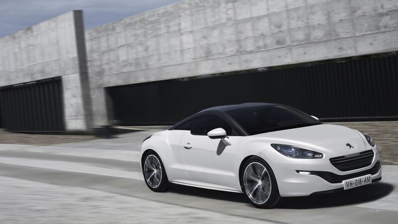 White Peugeot Car — Dynamic