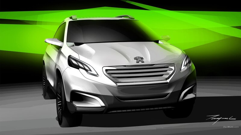 White Peugeot Suv