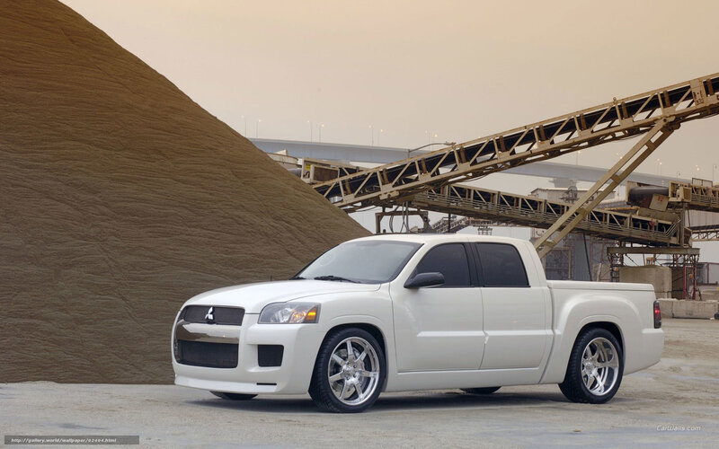 white pickup truck at industrial site
