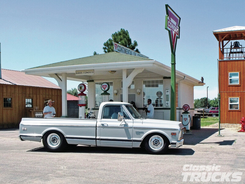White Pickup Truck — Calm