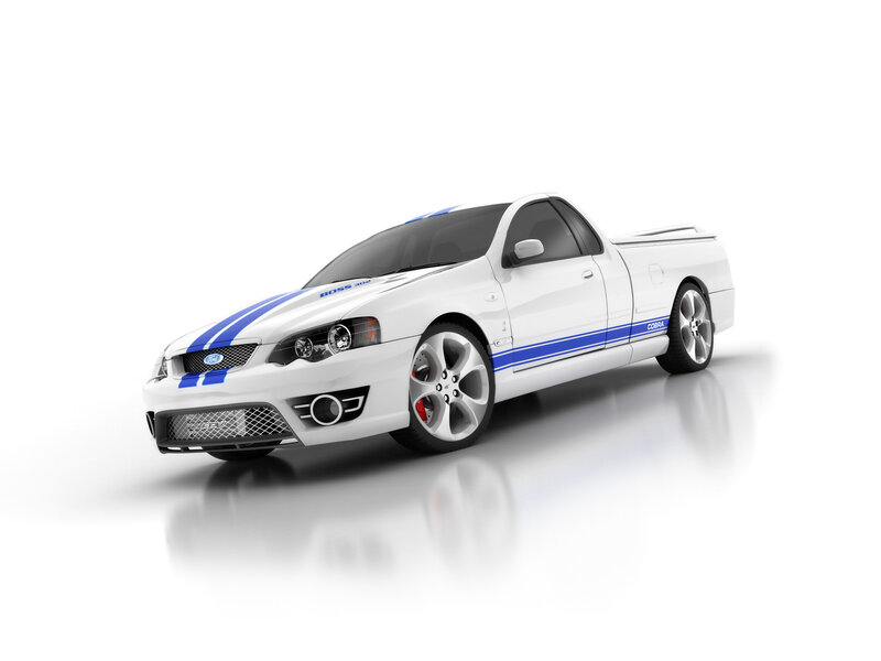 White Pickup Truck — Clean