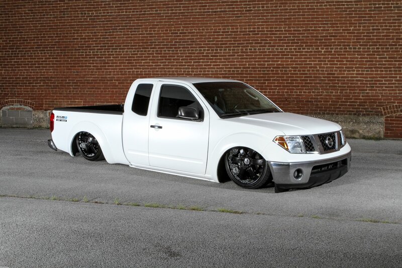 White Pickup Truck — Dramatic, Photograph, Brick Wall