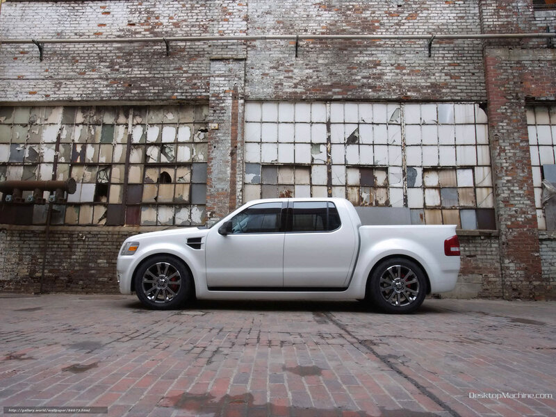 White Pickup Truck — Industrial