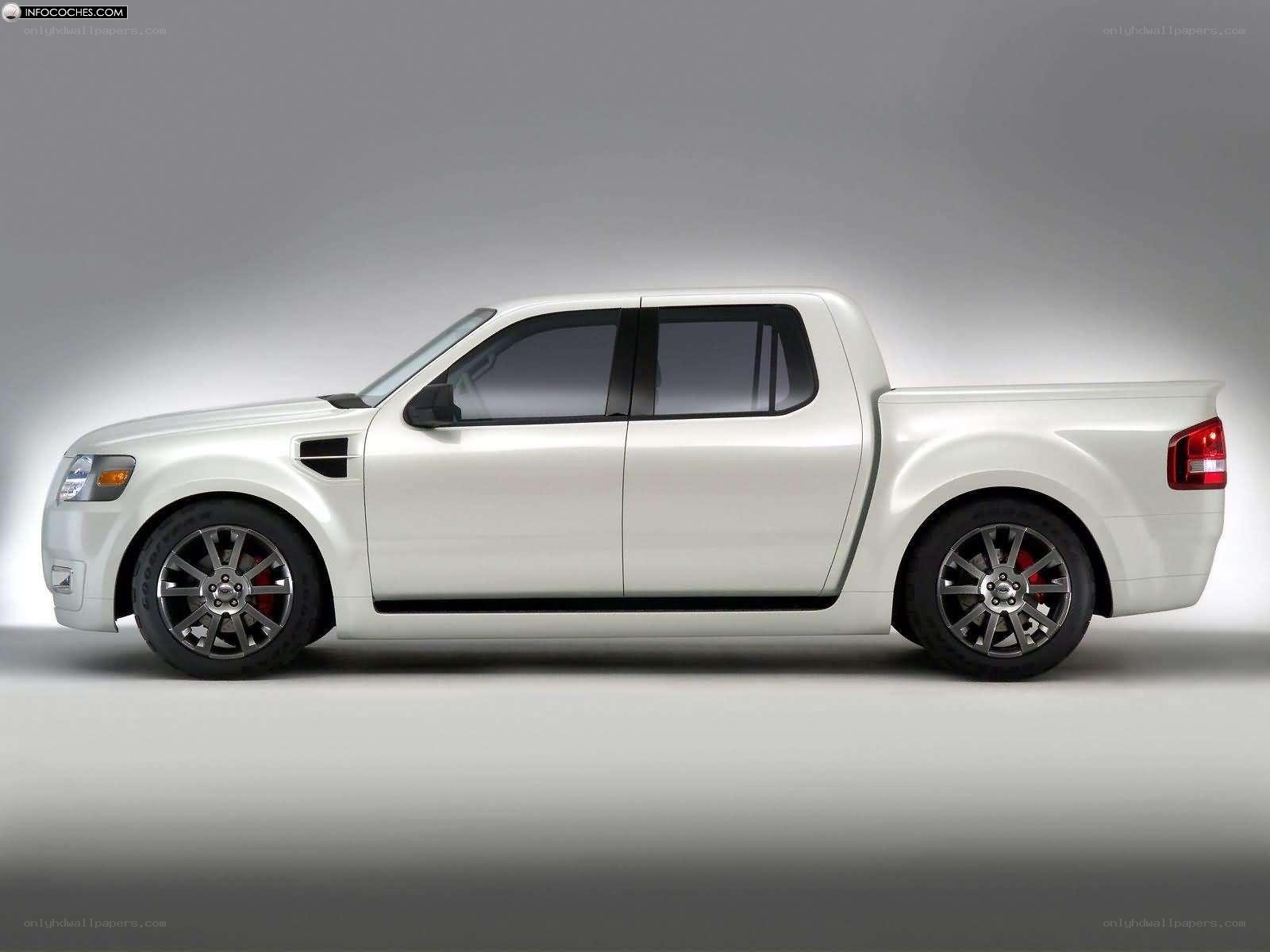 white pickup truck side view