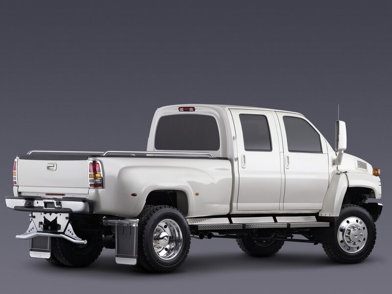 white pickup truck side view