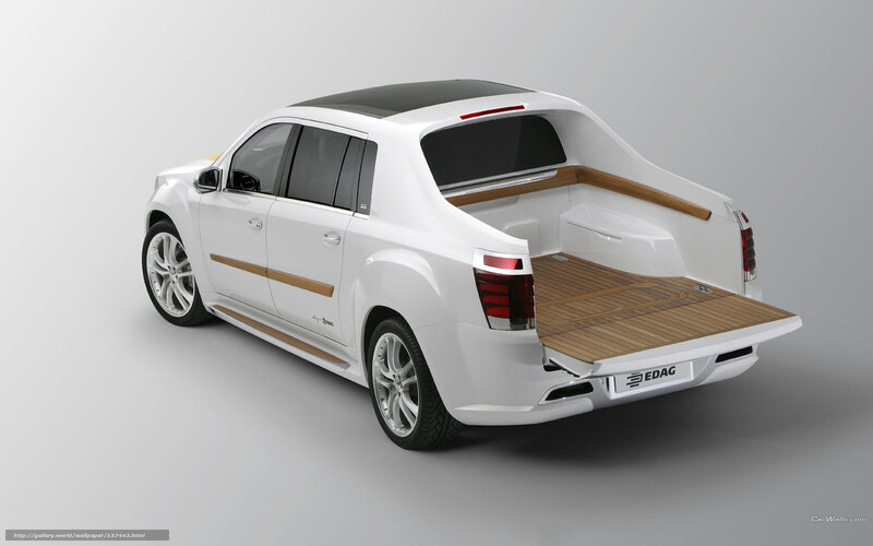white pickup truck with wood bed