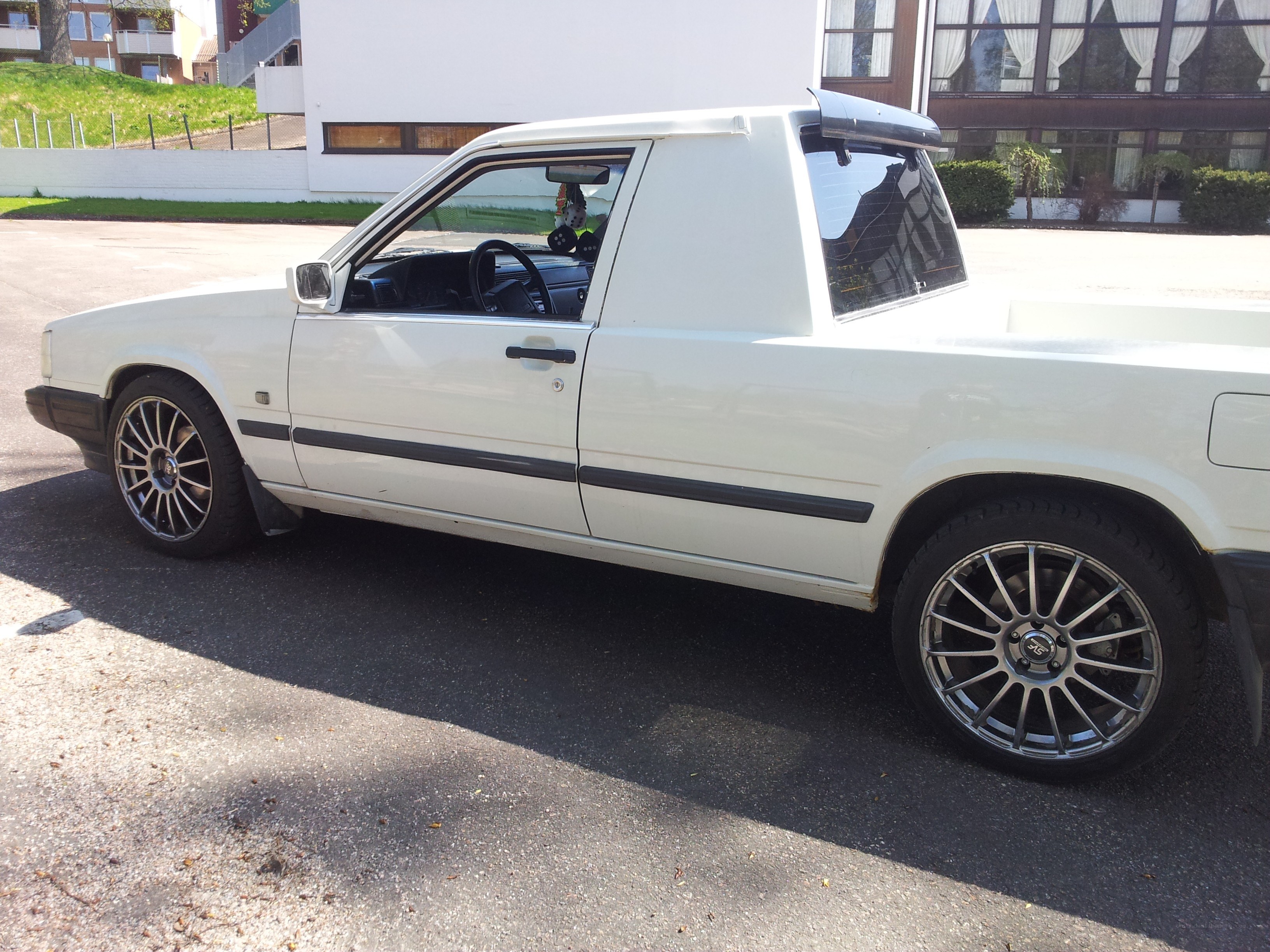 white pickup truck