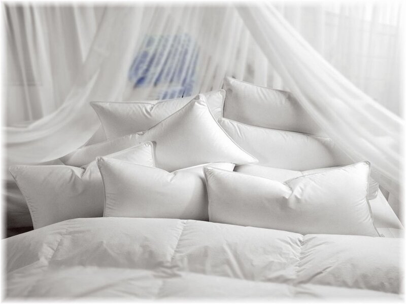 White Pillows on Bed — Serene