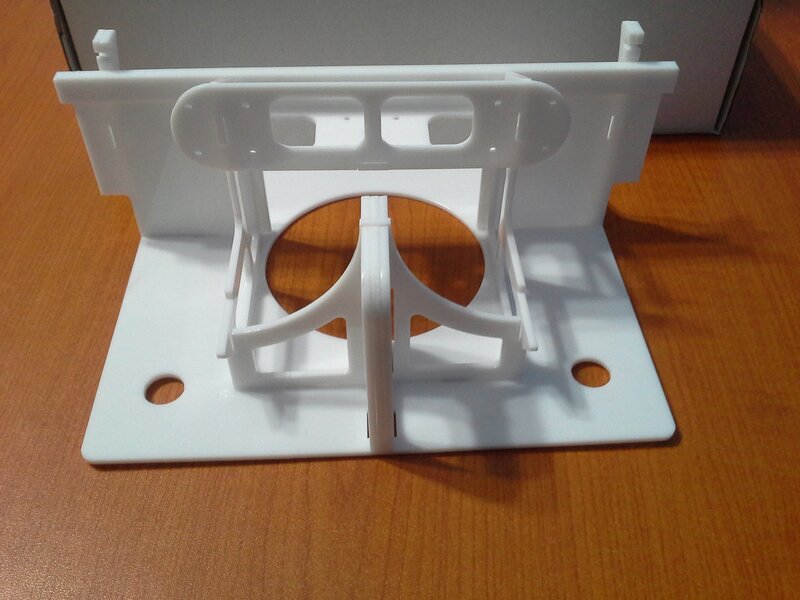 White Plastic Stand — Neutral, Photograph