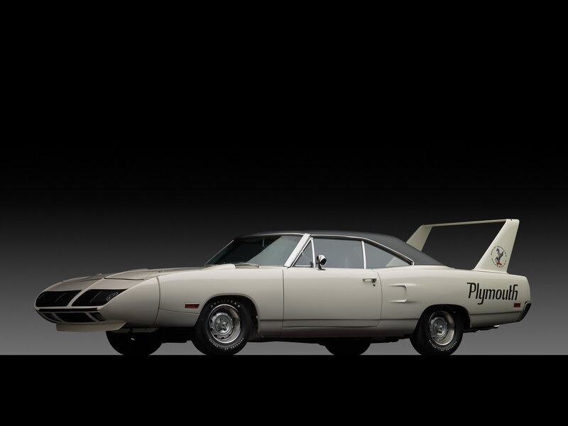 White Plymouth Superbird — Dramatic