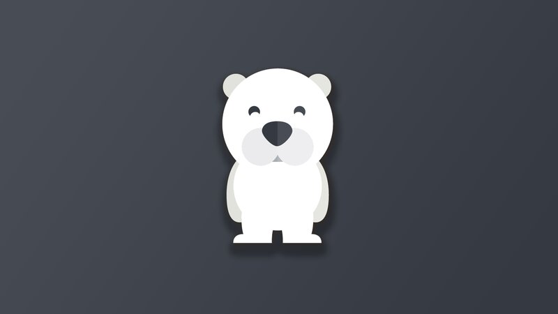 White Polar Bear Cub — Neutral