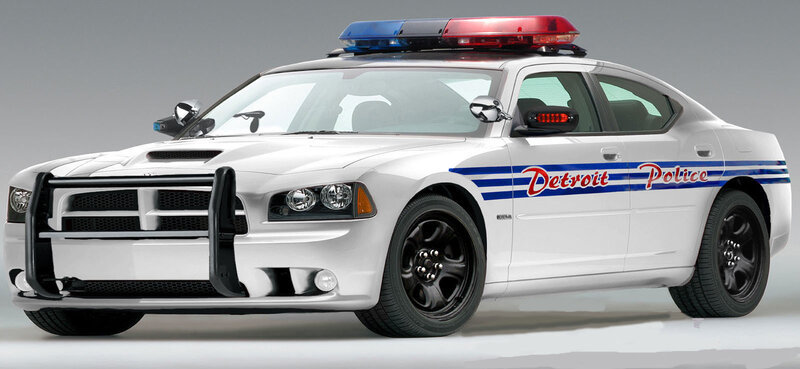 White Police Car — Neutral
