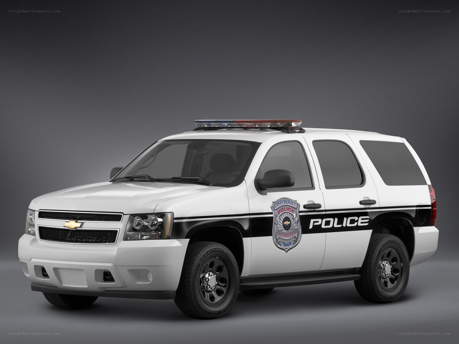 white police suv