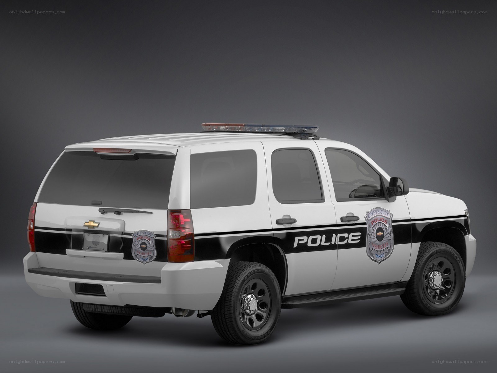 white police suv