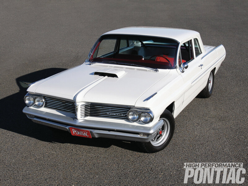 White Pontiac Car