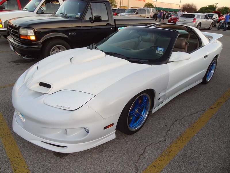 White Pontiac Firebird — Calm