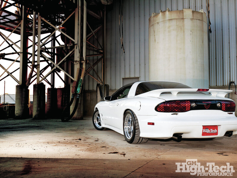 White Pontiac Firebird — Industrial