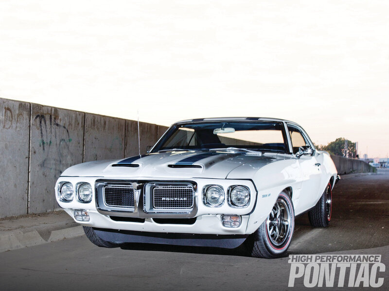 White Pontiac Firebird