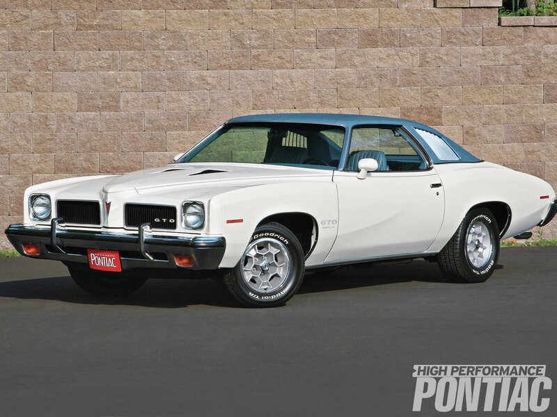 White Pontiac Gto Car