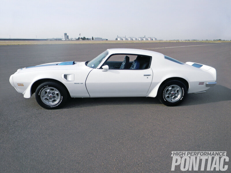 White Pontiac Trans Am