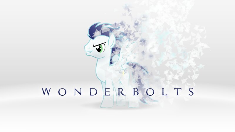 White Pony with Blue Mane — Dramatic