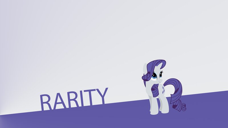White Pony with Purple Mane — Calm, Digital Art, Text