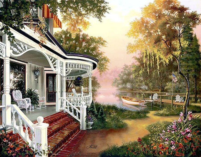 White Porch House