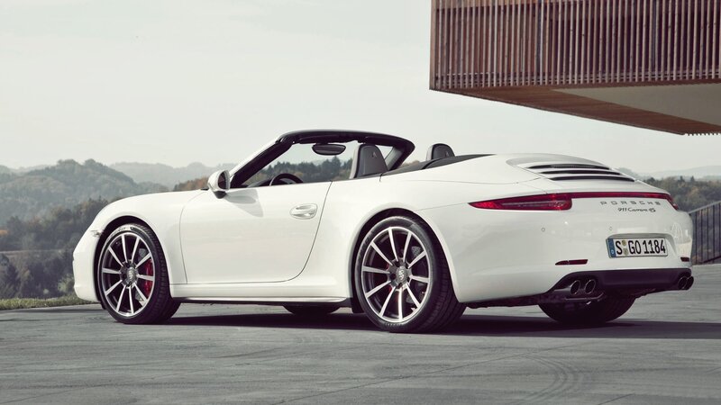 white porsche 911 carrera s cabriolet