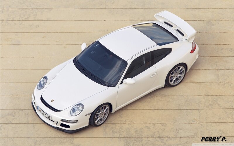 White Porsche 911 Gt3 — Calm, Afternoon