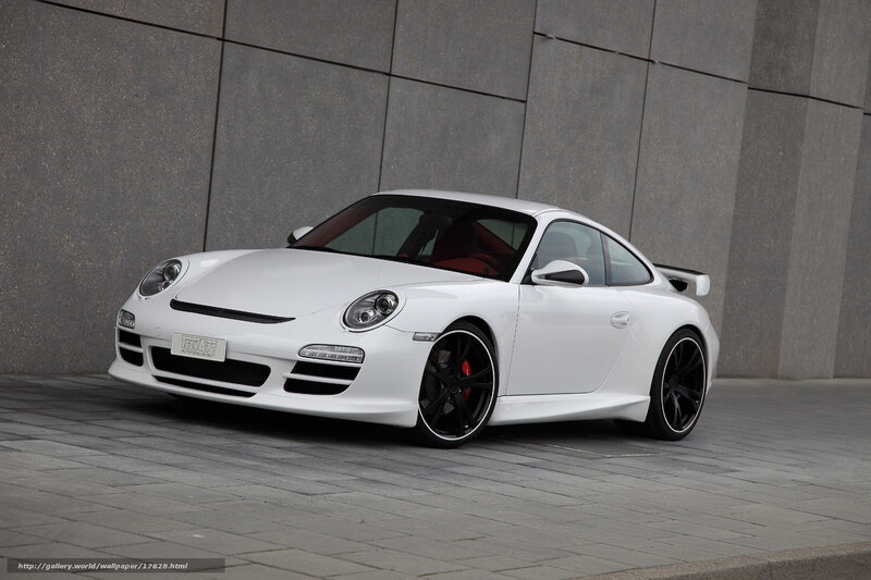 white porsche 911 sports car