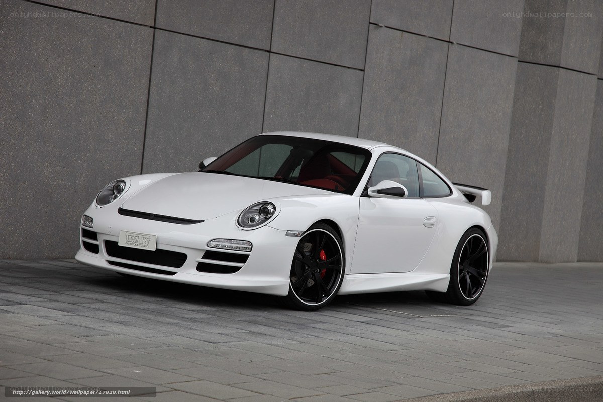 white porsche 911 sports car