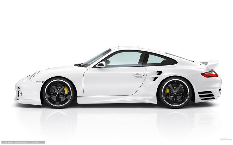 white porsche 911 turbo