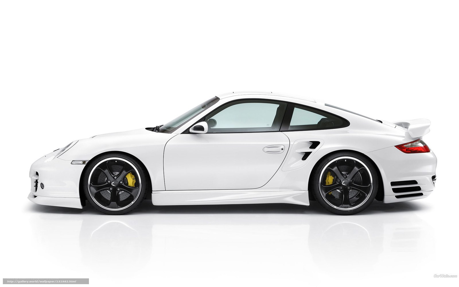 white porsche 911 turbo