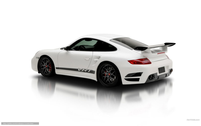 white porsche 911 vrt