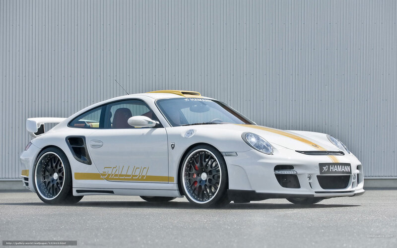 white porsche 911 with hamann body kit