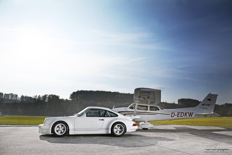 White Porsche Car