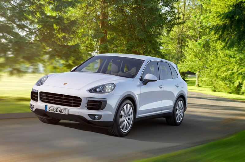 White Porsche Cayenne — Serene, Afternoon