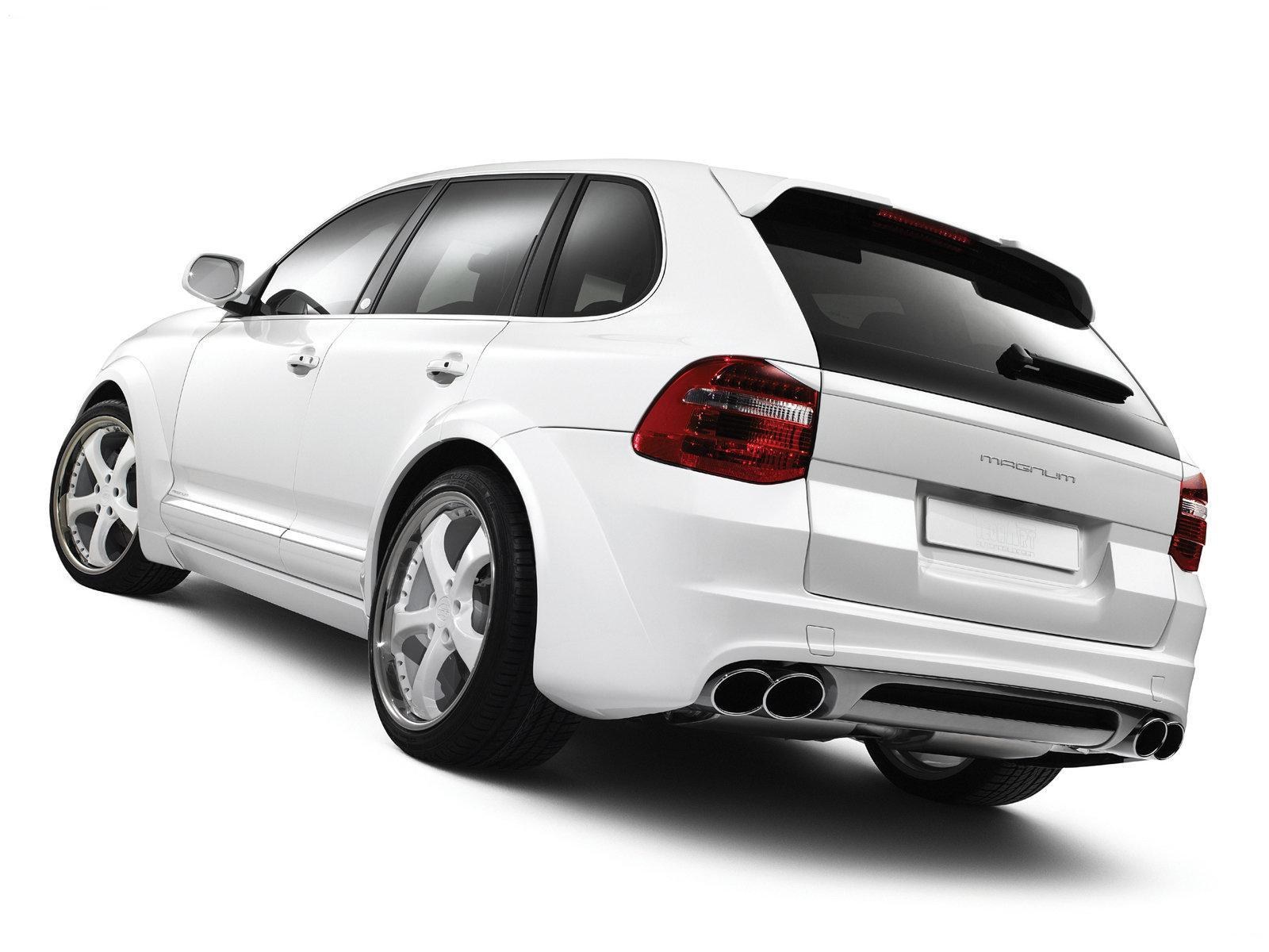 white porsche cayenne suv