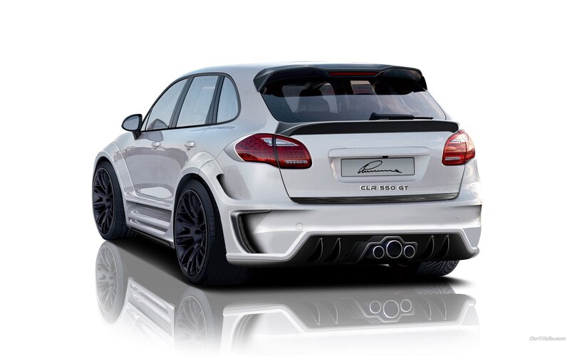 white porsche cayenne tuning