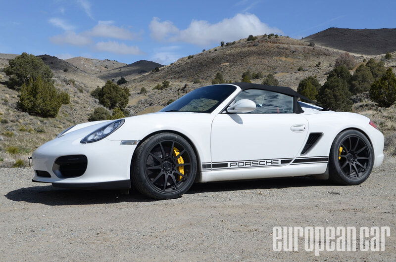 White Porsche Convertible — Serene