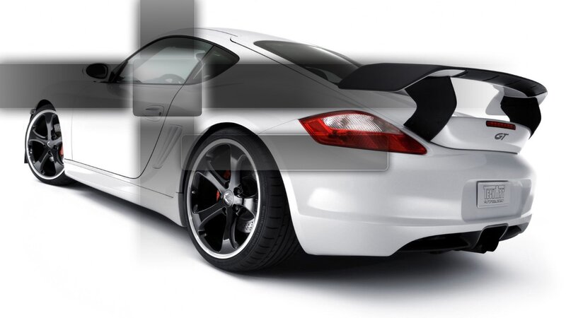 white porsche gt sports car