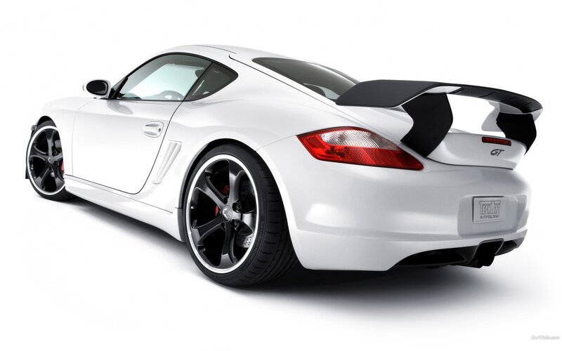 white porsche gt sports car