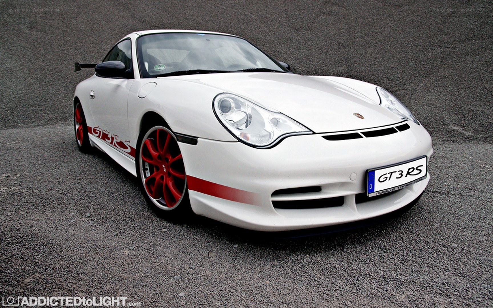 white porsche gt3 rs