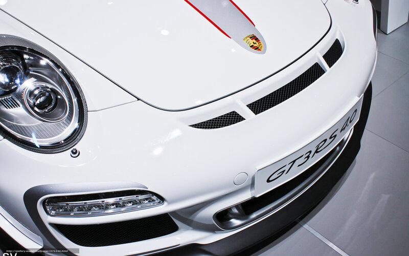 White Porsche Gt3rs — Neutral
