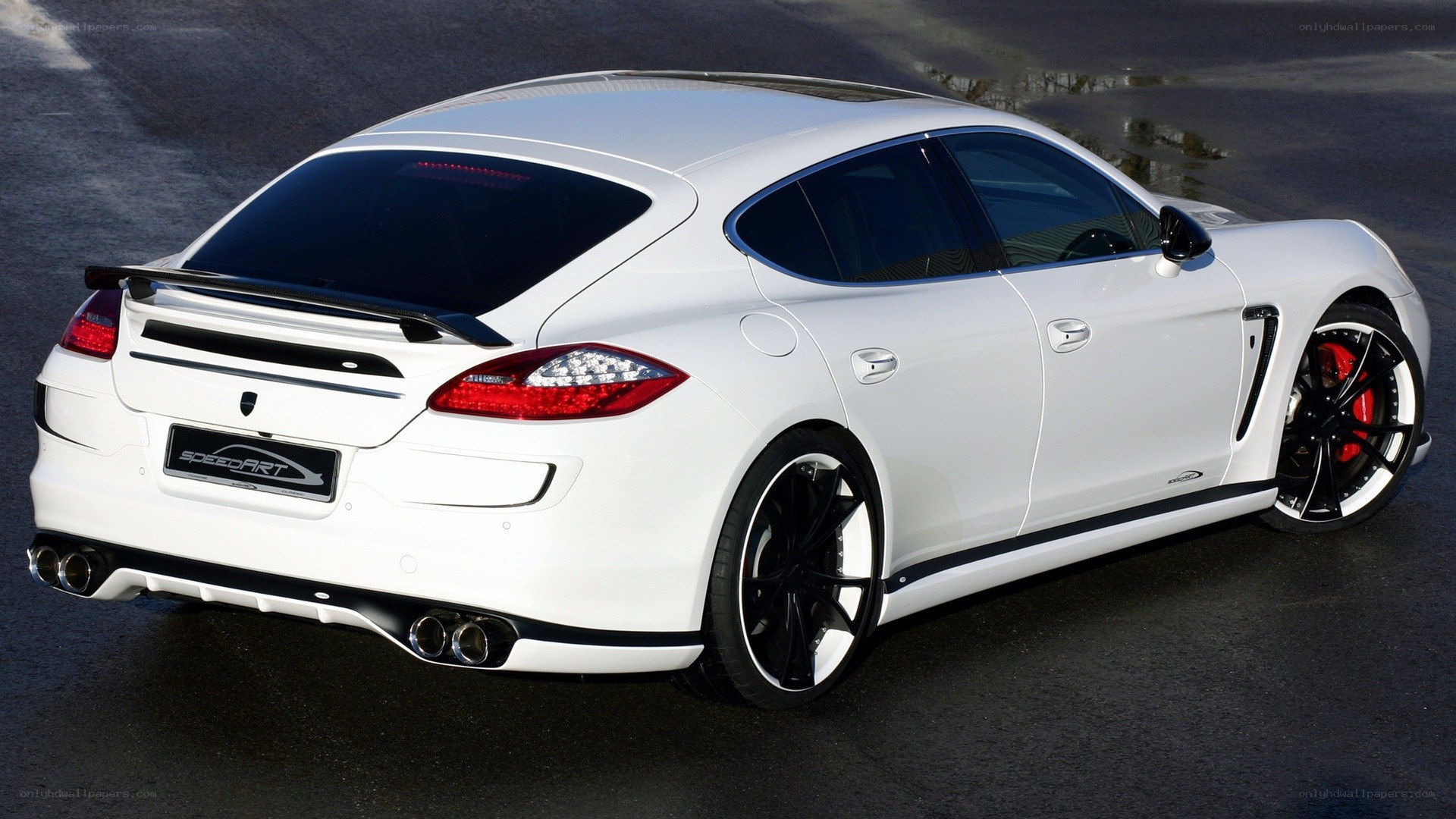 white porsche panamera
